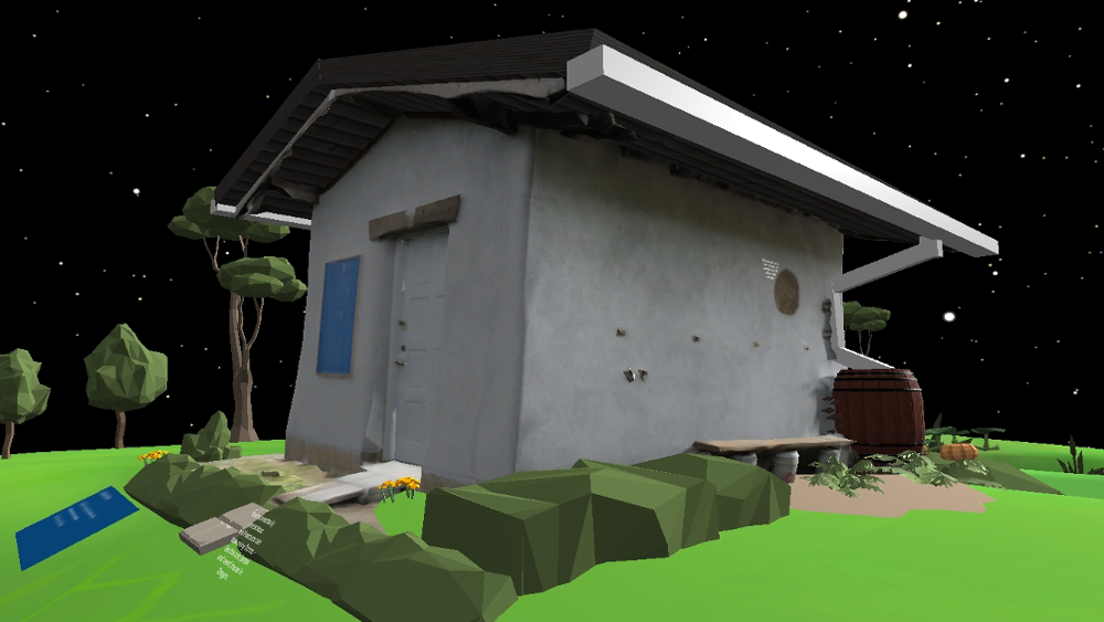 AltspaceVR environmental education photogrammetry cob house